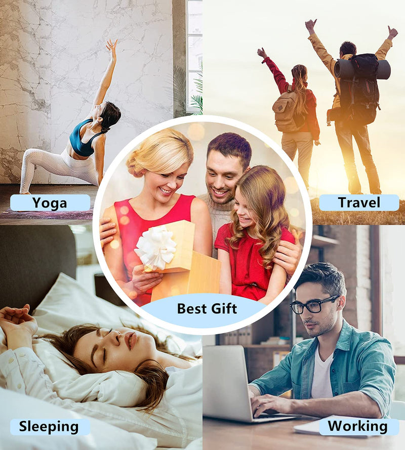 [Australia] - [2 in 1] White Noise Machine Baby, Portable Sound Machine Baby for Adults Kids with Night Light, 32 Soothing Sounds, USB Rechargeable & Headphone Jack, Sleep Sound Machine for Sleeping,Travel,Office 