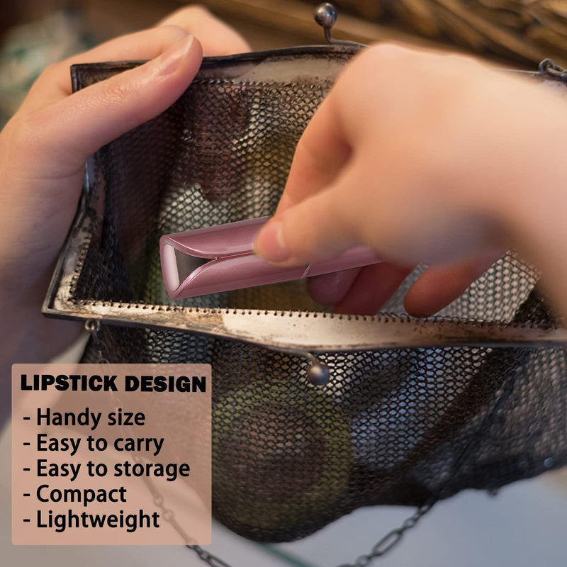 [Australia] - Facial Hair Removal for Women, Painless Face Hair Shaver Electric Hair Remover Mini Face Hair Trimmer USB Rechargeable Body Razor for Face/Cheek/Lips/Peach Fuzz/Chin with Clean Brush & Storage Bag 