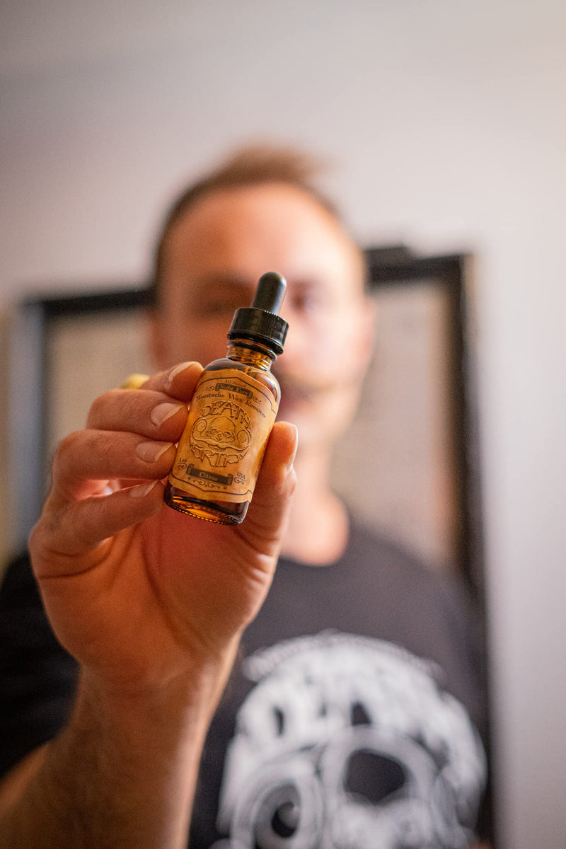 [Australia] - Moustache Wax Remover For Handlebar Moustaches by Death Grip Strong Hold Mustache Wax (Night Fury Mustache Wax Remover) 