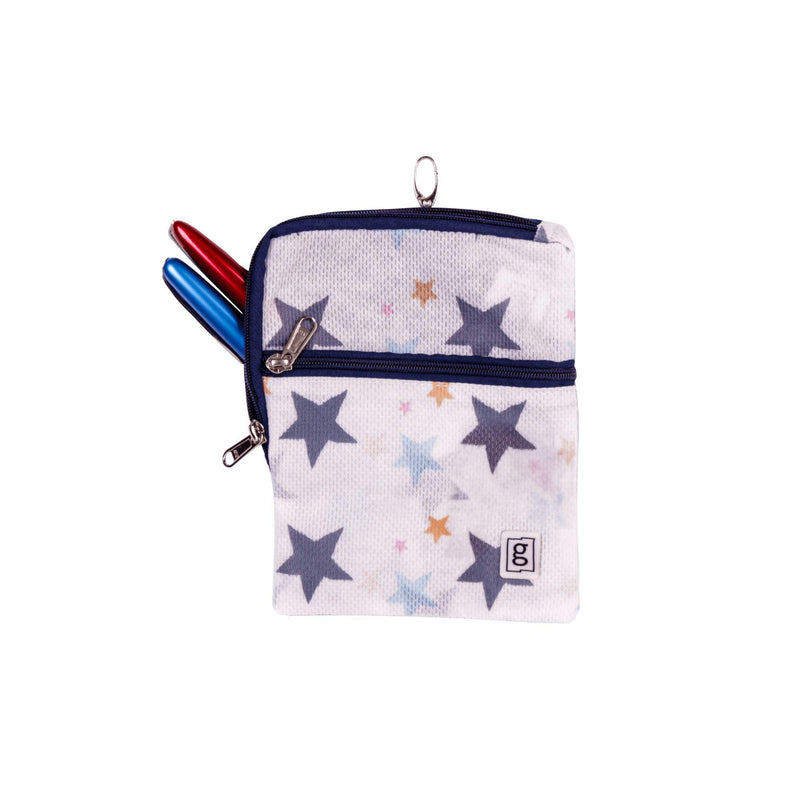 [Australia] - Glucology XXL 4 Pen Zip Pouch | Glucology Cooler Bags for 5 pens | Glucology Insulin Pen Cooler Pouch - Portable, Reusable Insulated Cooling Pack - Stars 