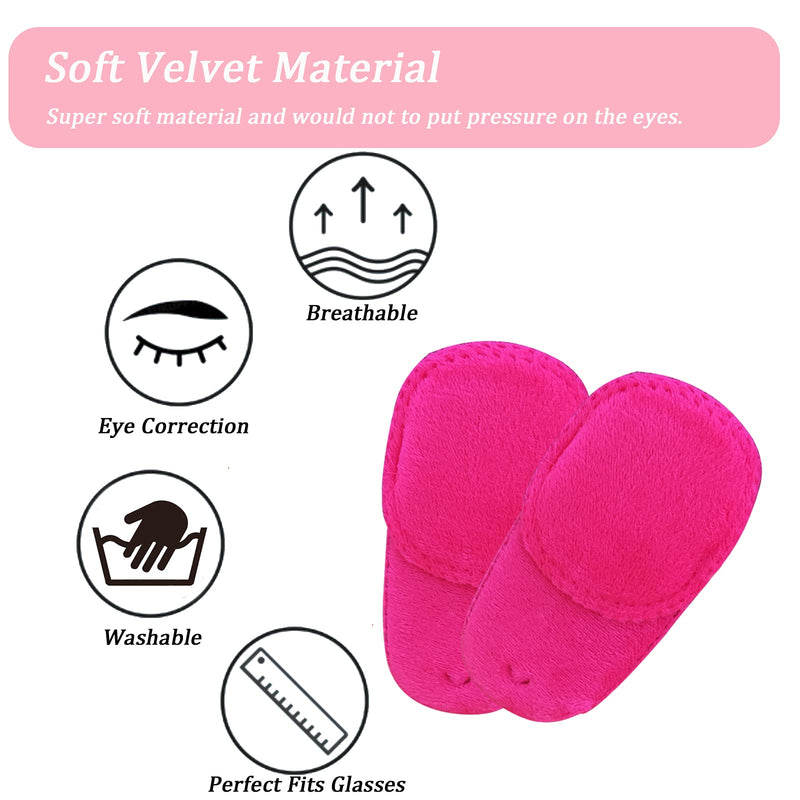 [Australia] - 4PCS Eye Patches for Kids, Super Soft Eye Patch for Glasses, Medical Patches Treat Lazy Eye Patches, Amblyopia Strabismus Eye Patch for Kids (Pink) Pink 