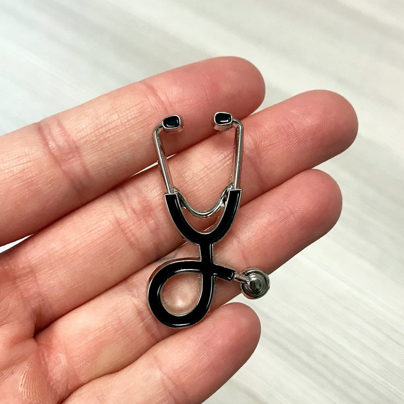 [Australia] - PinMart Medical Doctor Nurse Stethoscope Enamel Lapel Pin 1 Piece 