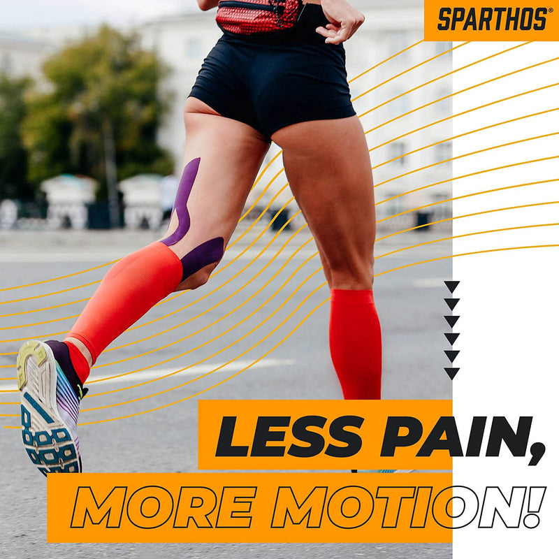 [Australia] - Sparthos Kinesiology Tape - Incredible Support for Athletic Sports and Recovery - Free Kinesiology Taping Guide! - Uncut 2 inch x 16.4 feet Roll A) Desert Beige + Free Taping Guide 