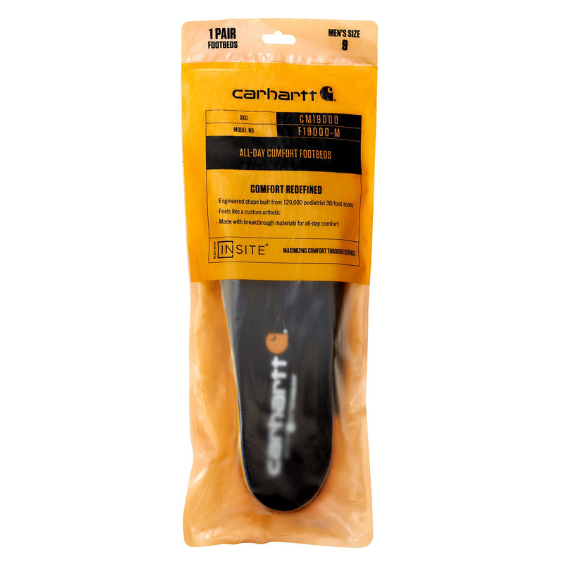 [Australia] - Carhartt Insite Technology Footbed CMI9000 Insole 13 M US Black 