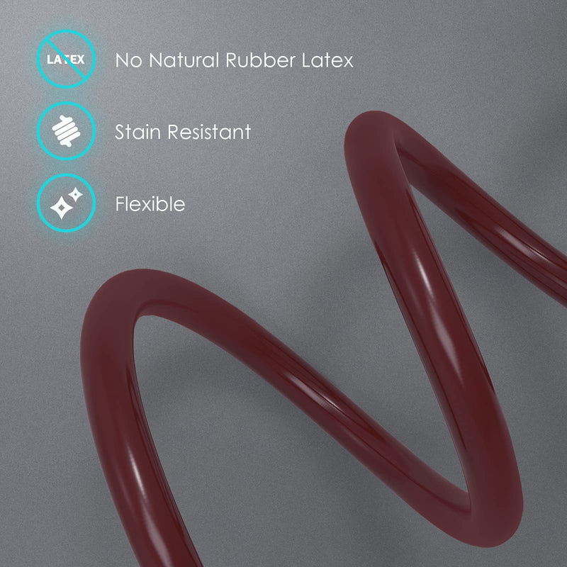 [Australia] - Clairre Single Head Stethoscope for Doctors/Nurses/Nursing Students, for Medical and Home Use (Burgundy Tube, Without EVA Case) Burgundy Tube 