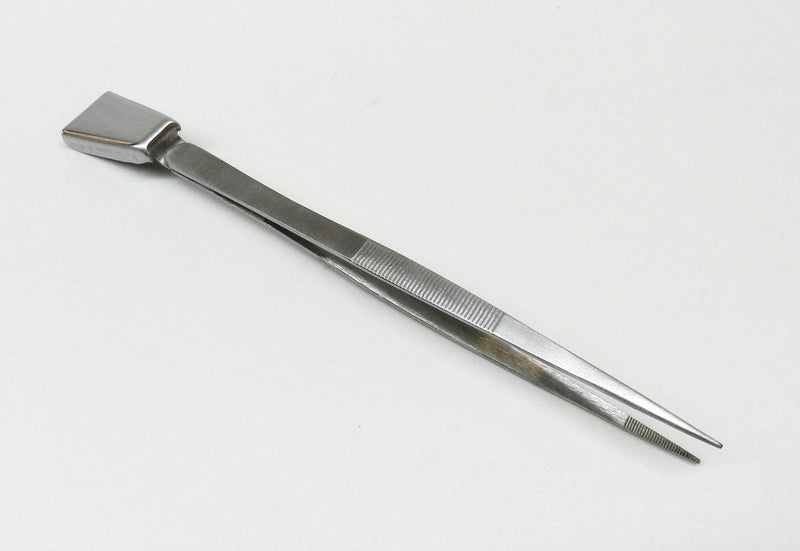 [Australia] - JTS Diamond Tweezer with Scoop For Stones Bead Work Gemologist Tweezers Shovel End 