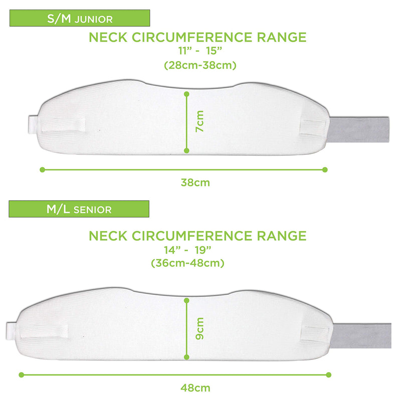 [Australia] - Foam Neck Collar by Kedley | Medical Grade Adjustable Neck Brace Support | Soft and Comfortable Cervical Collar Treating Neck and Spin Injuries. (S/M (Junior)) S/M (Pack of 1) Grey (1 pc) 