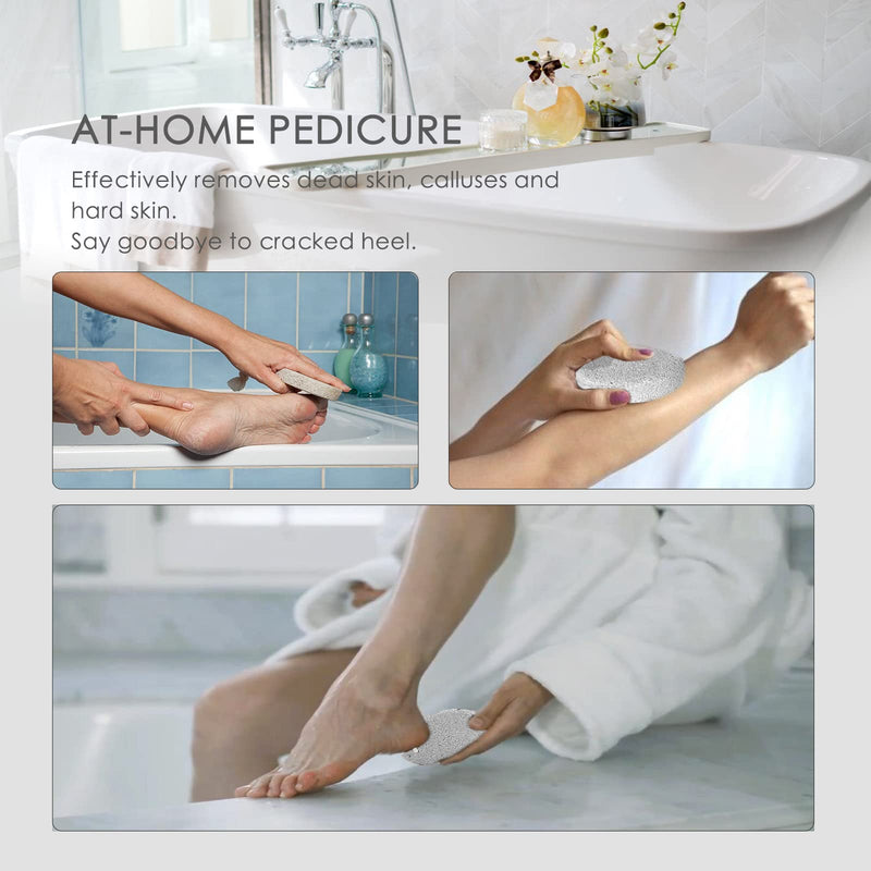 [Australia] - Pumice Stone 2 Pcs - Foot Pumice Stone for Feet Hard Skin Remover, Foot Scrubber Stone for Dead Skin, Calluses and Corns 