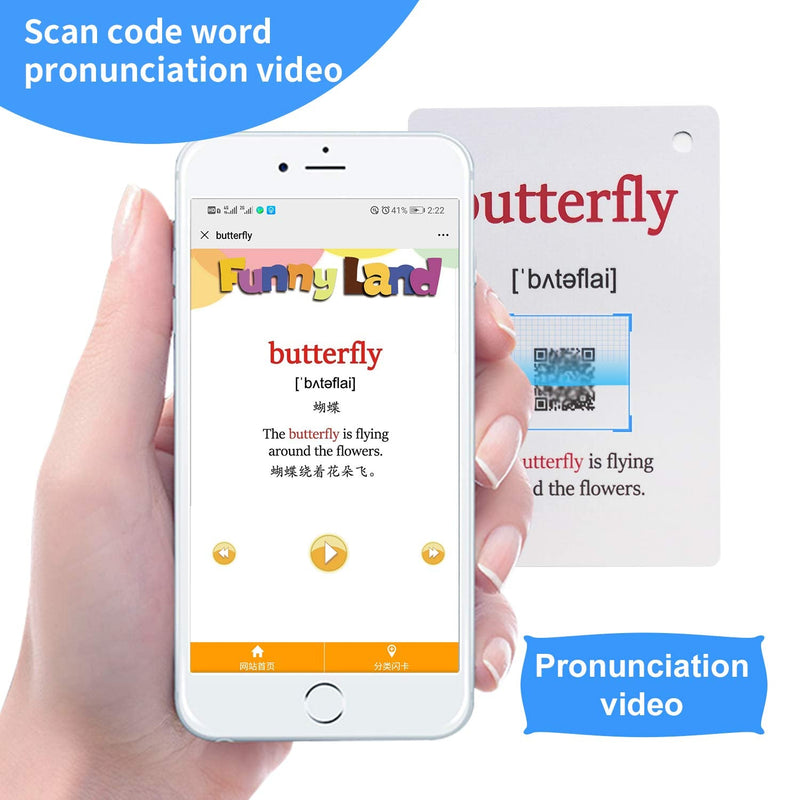 [Australia] - Wild/Farm/Sea Animals Body Parts Learning English Flash Cards Kids Montessori Toys Baby Cards Child Pocket Card Pre-Kindergarten Wild/Farm/Sea Animals Body Parts 
