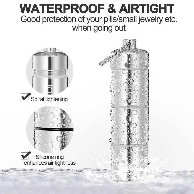 [Australia] - Discrete Small Objects and Spices Storage Tank Storage Tank Odor Proof Waterproof Sealing Tank 3 Layers 