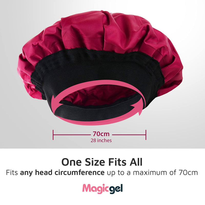 [Australia] - Premium Deep Conditioning Heat Cap. A Hot Head Cap to Hydrate, Moisturize and Condition. Thermal Cordless Hair Steamer for Damaged Hair (Natural Steam Treatment) by Magic Gel 