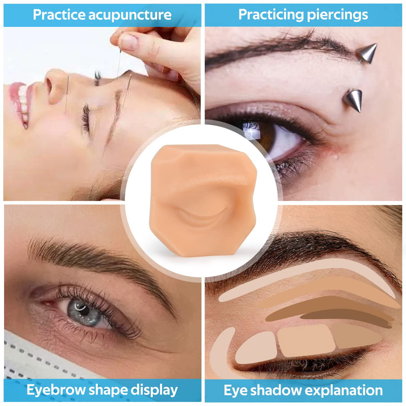 [Australia] - Ultrassist Soft Silicone Eye Model for Practicing Piercing, Suture, Silicone Flexible Model for Education Display, Rubber Right Eye for Teaching Instructions 
