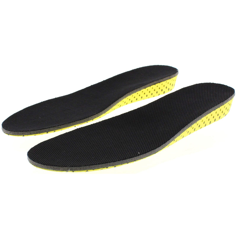 [Australia] - Height Increase Insole - Elevator Shoe Conversion - 1 Inch Taller (Black) Invisible Increased Heel Lifting Inserts Shoe Lifts Shoe Pads (Large US 8 -13 Men or US 10 - 15 Women) 