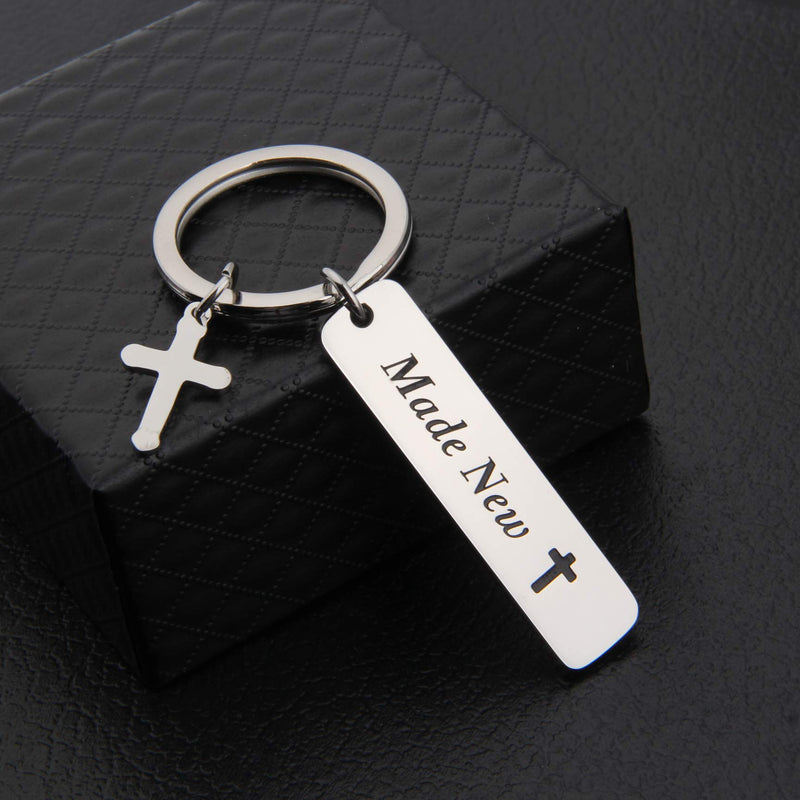 [Australia] - Lywjyb Birdgot Adult Baptism Gift Made New Baptism Keychain Christian Baptized Jewelry Teen Baptism Keychains 