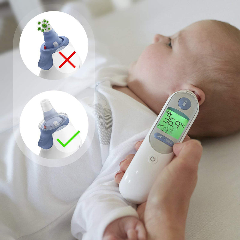 [Australia] - 100 Pcs Ear Thermometer Probe Covers, Refill Caps Replacement Lens Filter Protector for All Braun ThermoScan Covers 100pcs 