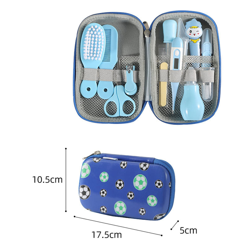 [Australia] - CHSEEO Baby Grooming Kit, Baby Daily Care Kit, Baby Healthcare Kit, 12PCS Safety Nail Care Set for Newborn, Infant,Toddler, Grooming Set Essential Healthcare Accessories for Travelling Home Use(Pink) blue 