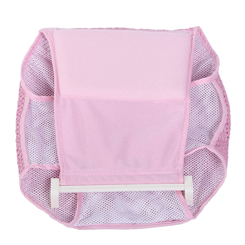 [Australia] - 2 Colors Infant Bathtub Sling Shower Seat Support Anti-Slip Net Baby Toddle Bath Seat Adjustable Cradle (Pink),Baby Bath Pink 