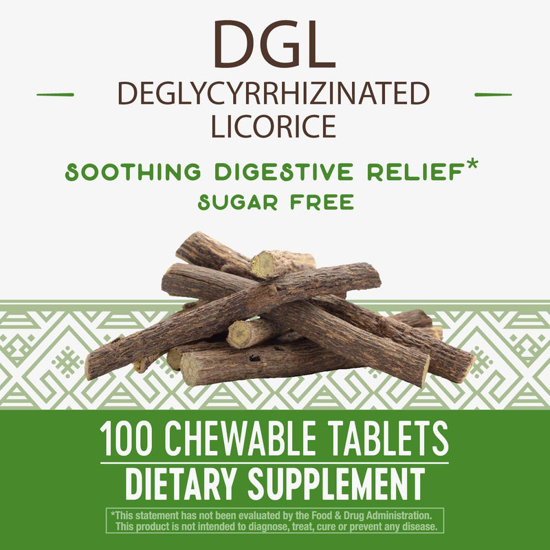 [Australia] - DGL No Fructose Formula 100 Chewable Tablets (Pack of 2) 