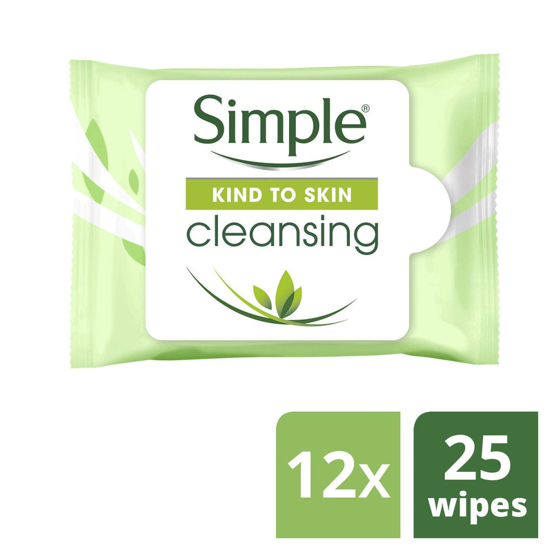 [Australia] - SIMPLE Cleansing Facial Wipes pack of 6 