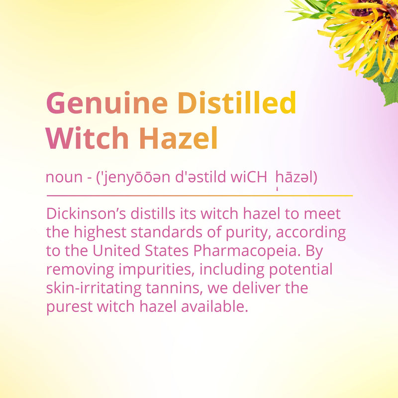 [Australia] - Dickinson's Original Witch Hazel Pore Perfecting Toner, 100% Natural, 16 Ounce Fragrance free Pore Perfecting (16 Fl Oz) 