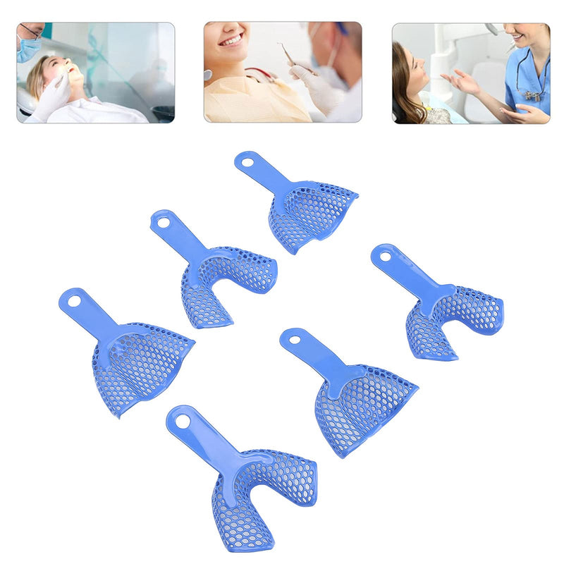 [Australia] - Dental Impression Trays Upper and Lower Reusable Trays for Dental Imprints Tooth Holder Tray Dental Dentist Tool Supply Accessories 