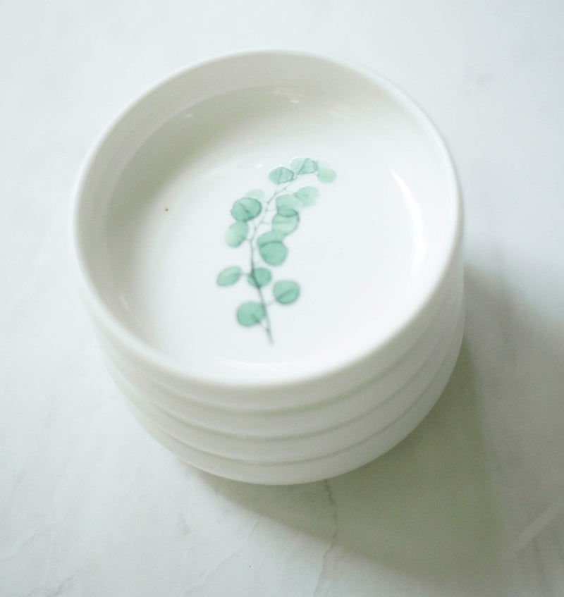 [Australia] - Modern Ceramic Jewelry Tray - Dish Trinket Ring Candy Glass Salt Sushi Nesting Circle Round Bowl Tray - Perfect Gift Favor Decorative Decor - Mom Friend Bridesmaid - CEDAR + INK 