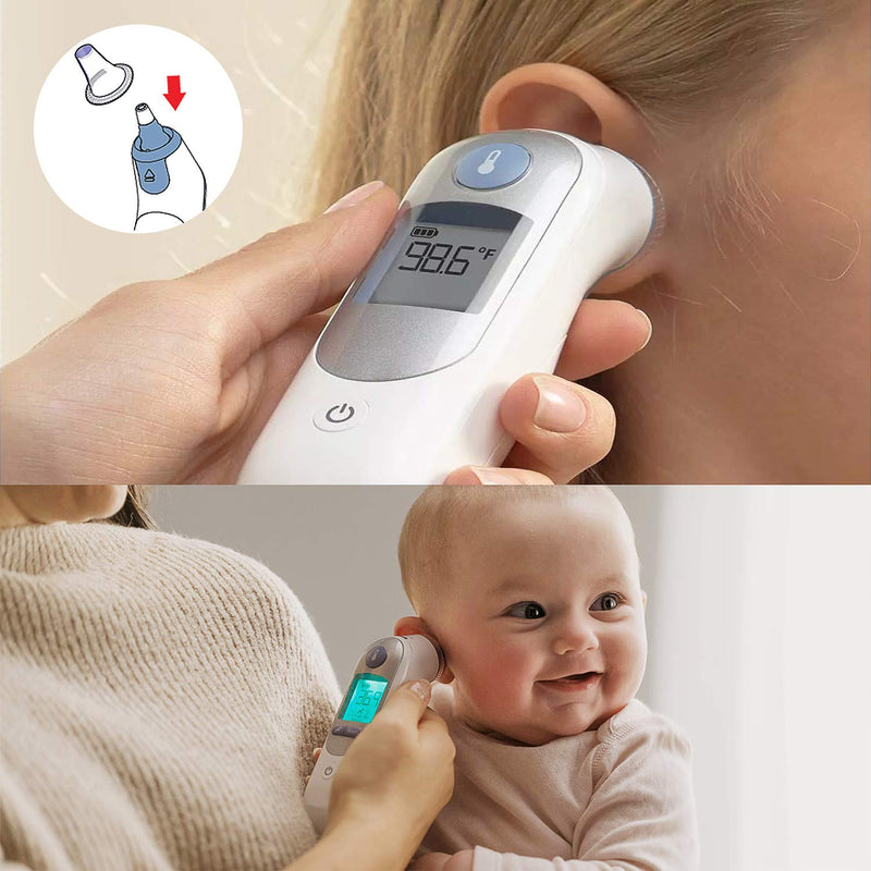 [Australia] - 200 Pcs Ear Thermometer Probe Covers, Refill Caps Replacement Lens Filter Protector for All Braun ThermoScan Covers 200pcs 