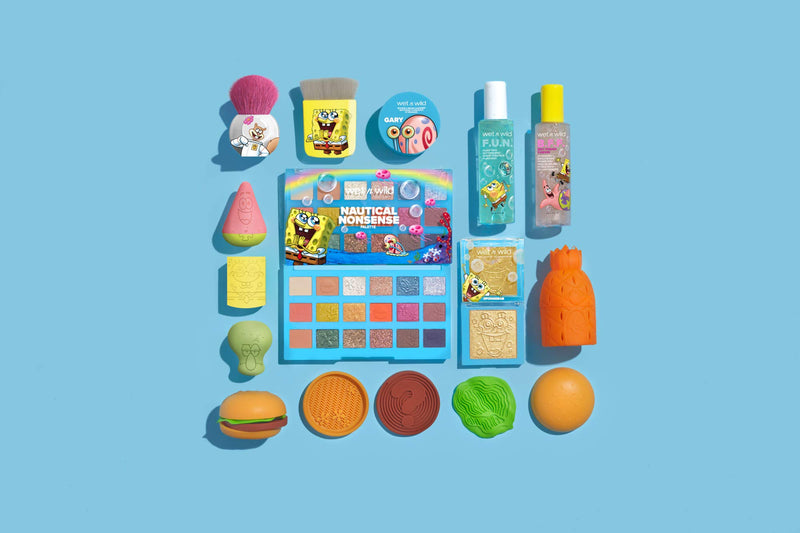 [Australia] - Wet n Wild Makeup Sponge Squarepants Makeup Tools Flat Edge Makeup Sponge (1114226) SpongeBob, 1 Count 