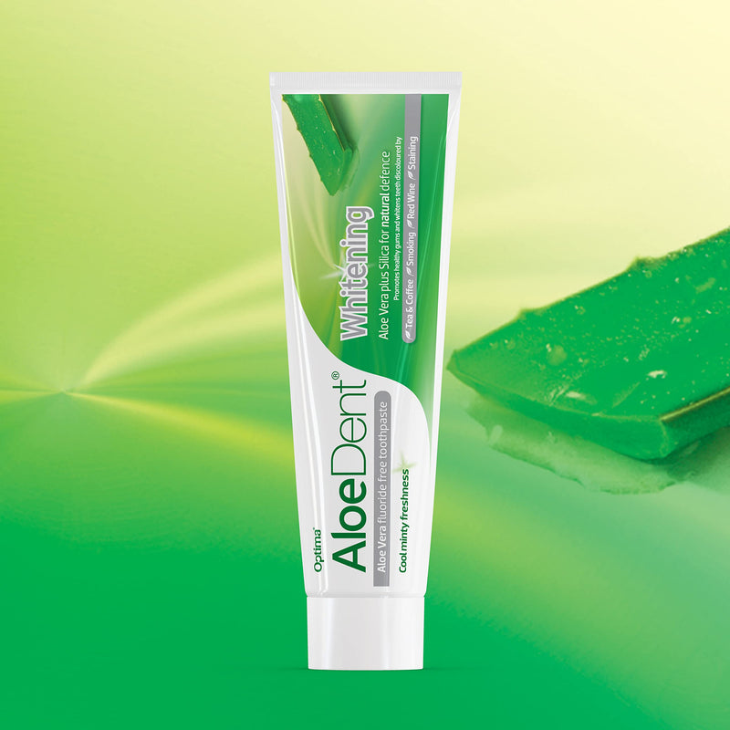 [Australia] - Aloe Dent Whitening Aloe Vera Toothpaste Fluoride Free, Natural Action, Vegan, Cruelty Free , SLS Free, Naturally White, Healthy Gums , 100 ml 100 ml (Pack of 1) 