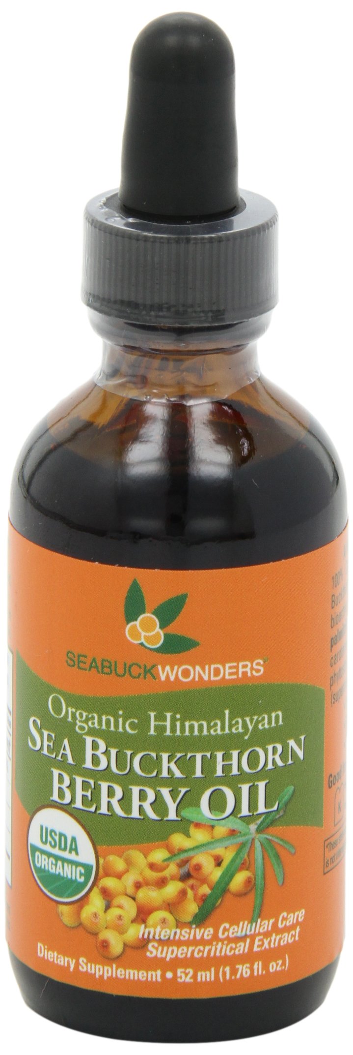 [Australia] - Sea Buckthorn Berry Oil - 100% Certified Organic, 1.76-Ounces Bottle 