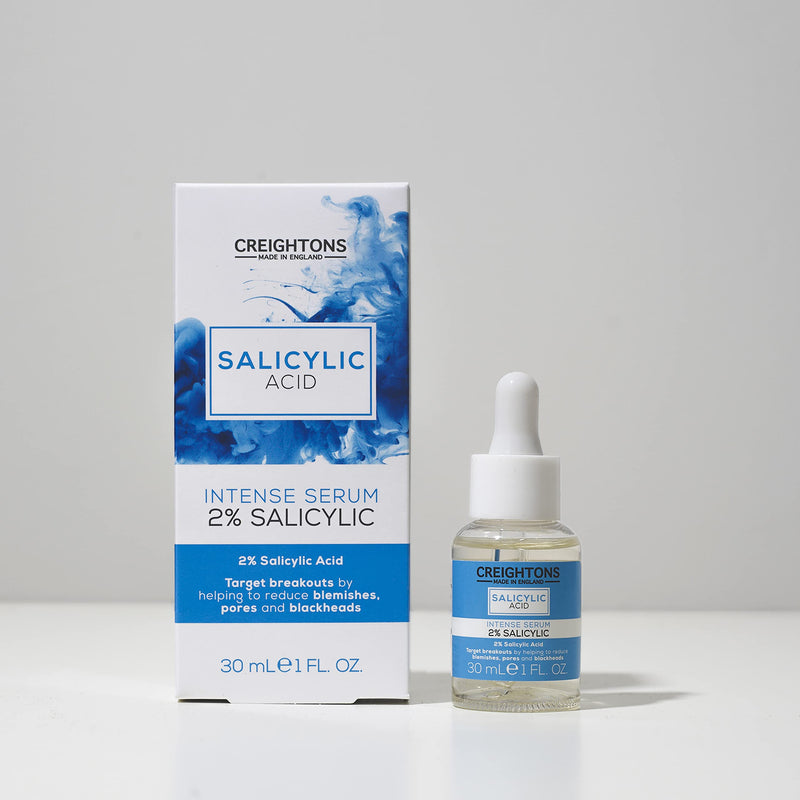 [Australia] - Creightons Salicylic Acid Intense Serum 2% Salicylic (30ml) - Target breakouts by helping to reduce blemishes, pores & blackheads for a cleaner, more radiant complexion 