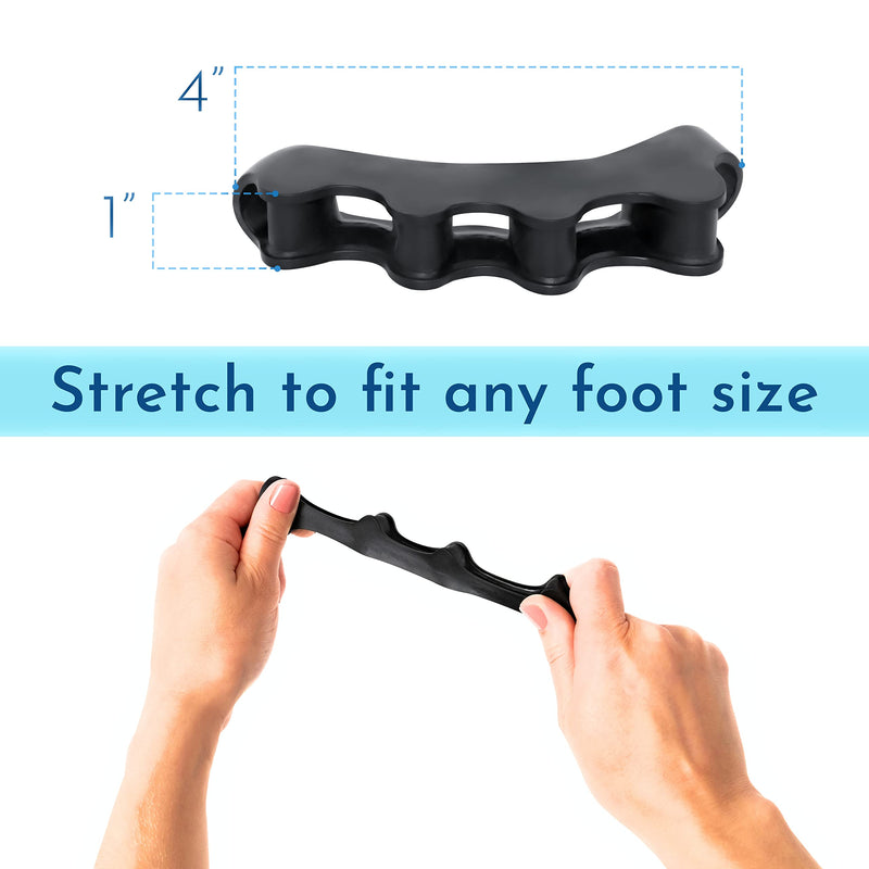 [Australia] - Toe Separators for Functional Fitness Athletes - Toe Straighteners for Foot Pain Relief and Plantar Fasciitis - Fix Feet - Fix Toes - Fix Bunions - Toe Spacers for Crossfit 