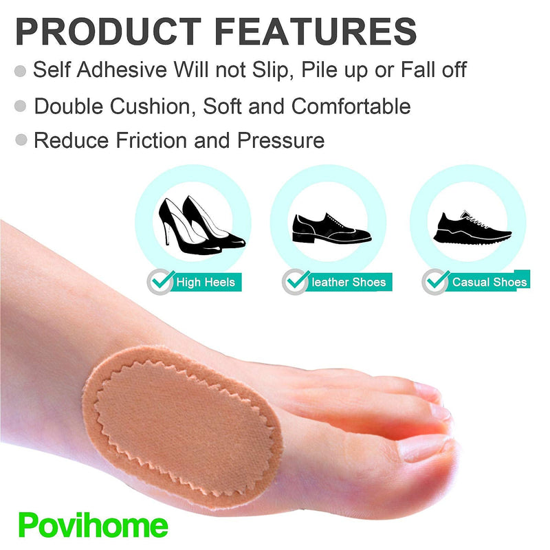 [Australia] - Povihome 30 Count Bunion Cushion Pads, Bunion Foot Protectors for Feet (Latex-Free), Stay in Place All Day - Strong Adhesive A-30 