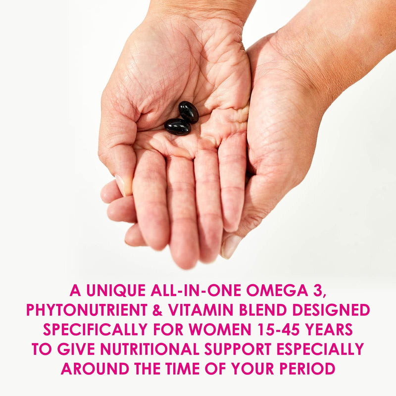 [Australia] - Cleanmarine for Women - Unique All in One Highly Absorbable Omega 3, Rosemary Oil and Soy Isoflavones - Added Vitamin B1, B2, B6 and D3 - Hormonal Support - 60 Capsules 60 Count (Pack of 1) 