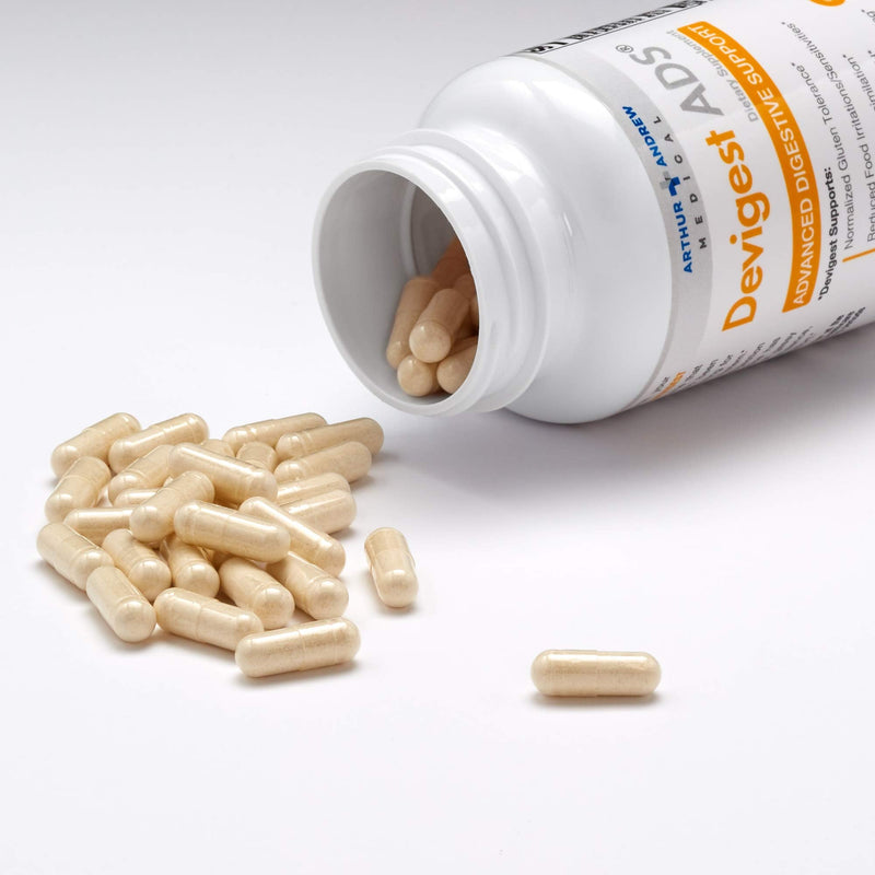 [Australia] - Arthur Andrew Medical - Devigest ADS, Advanced Digestive Support, Relief for Lactose Intolerance and Casein Sensitivities, Vegan, Non-GMO, 90 Capsules 90 Caps 