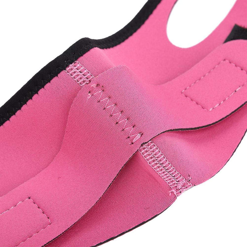 [Australia] - Facial Slimming Strap,Double Chin Reducer Slimming Bandages Facial Pain-Free Facial Chin Slimmer Belt Weight Loss Face Belts(Rose Red) Rose Red 