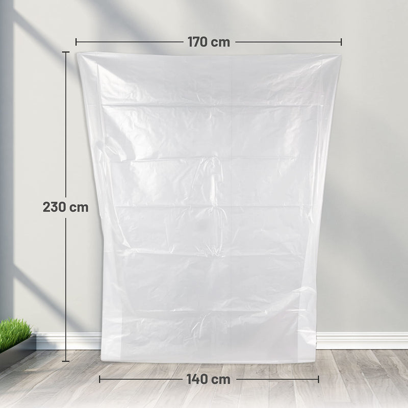 [Australia] - Mattress Bags for Mattress, Double Bed Mattress Cover, Protectors for Mattress Storage Bags for Moving House, with Heavy Duty Protective Bags (4.5 x 7.5ft) 