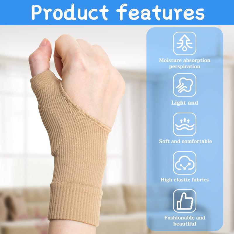 [Australia] - Thumb Arthritis Compression Gloves(2 PAIRS) ,comfortable Compression Glove with Soft Gel Pads, Lightweight wrist Support Braces ,Pain relief , Carpal Tunnel (Black) Black 