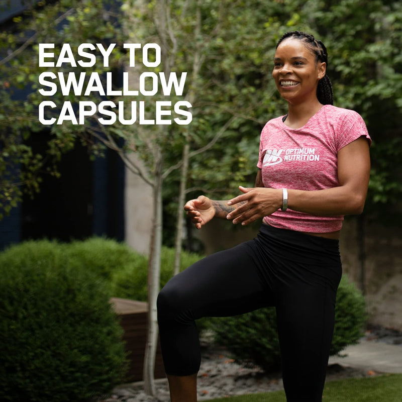 [Australia] - Optimum Nutrition L-Glutamine Muscle Recovery Capsules, 1000mg, 240 Count (Package May Vary) 