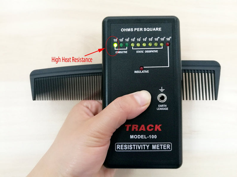 [Australia] - Hair Comb- a Professional Hairdressing Carbon Fibre Comb, Master Barber and Salon Comb, Anti Static, Heat Resistant, Strong & Durable, Medium and Fine Tooth in Black 