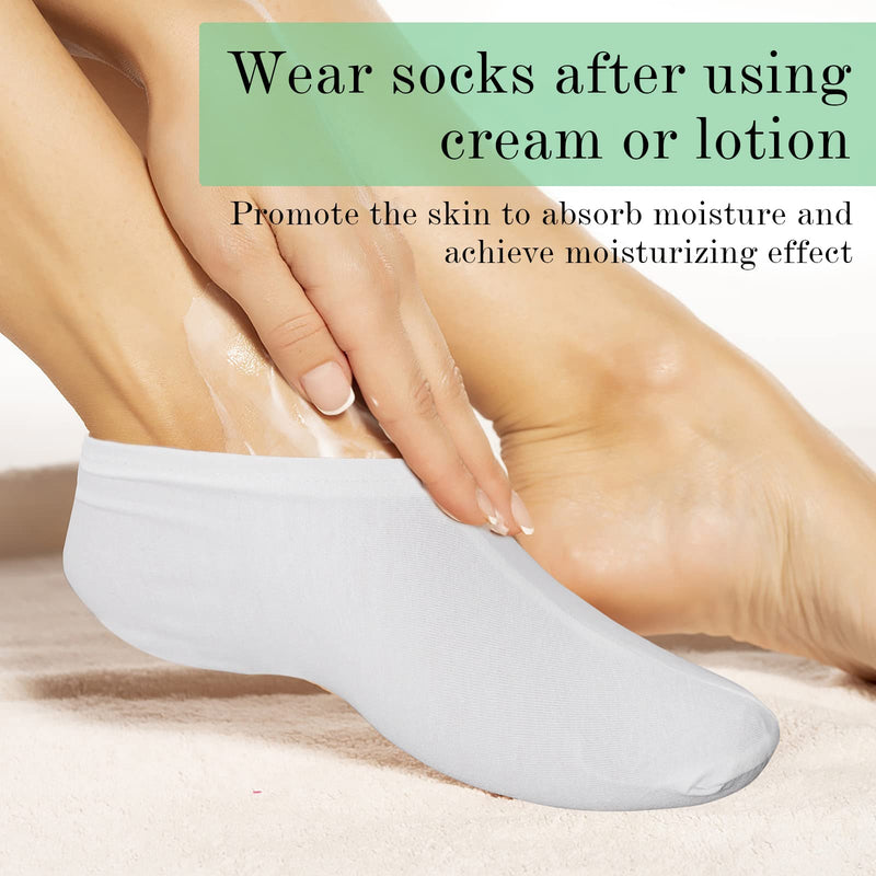 [Australia] - Sibba 5 Pairs Moisturizing Socks Overnight, Cosmetic Moisturizing Socks for Women and Men, Lotion Moisturizing Socks Spa Overnight Absorbing for Dry Cracked Feet 