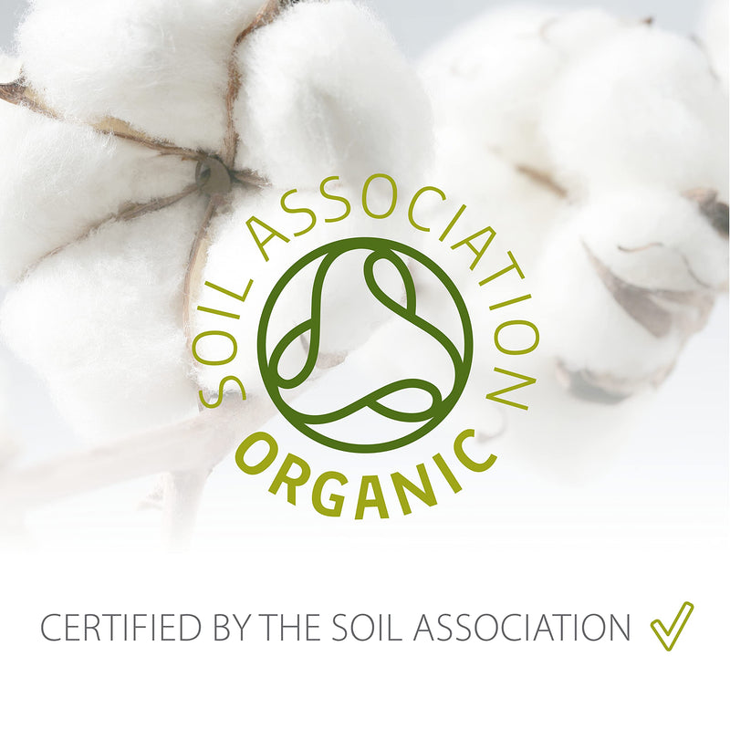 [Australia] - Simply Gentle Organic Cotton Pads ‚Äì Dual Sided - Sealed Edges - Low Lint - 100% Organic Cotton Wool ‚Äì 100 Pads Per Pack (Pack of 6) 