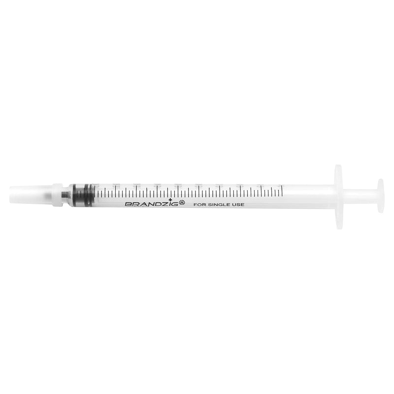 [Australia] - 1ml Syringe with Cap (100 Pack) | Oral Dispenser Without Needle, Luer Slip Tip, | Individually Wrapped Medicine Dropper for Infants & Pets 