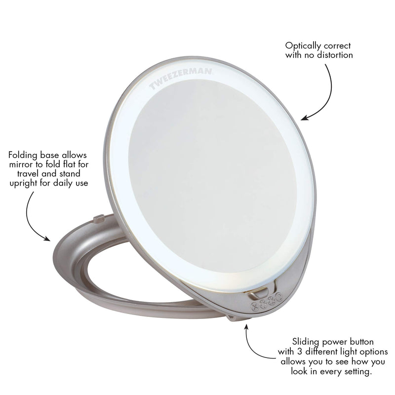 [Australia] - Tweezerman Adjustable Lighted Mirror 