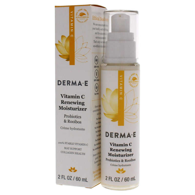 [Australia] - DERMA E Vitamin C Renewing Moisturizer with Probiotics and Rooibos, 2 Fl Oz 