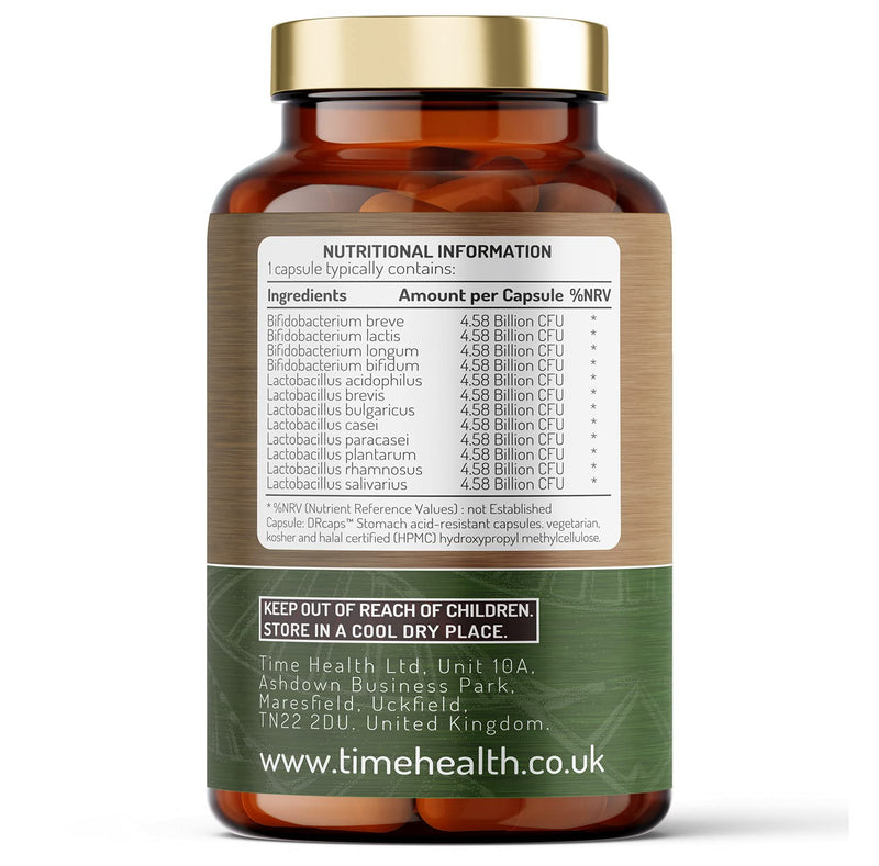 [Australia] - Bio Cultures Complex � 55 Billion CFU � Advanced 12 Strain Probiotic Formula - Digestion, Immunity & Cognitive Support � Vegan Probiotics � UK Made 120 Count (Pack of 1) 
