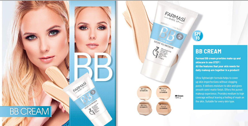 [Australia] - Farmasi Make Up Bb Cream 50 Ml Medium 03 