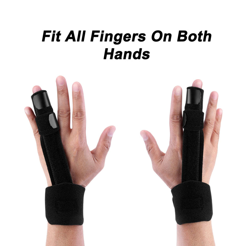 [Australia] - FALETO Finger Splint Aluminum Support Trigger Finger for Finger Fractures, Broken Finger, Mallet Injury, Arthritis 