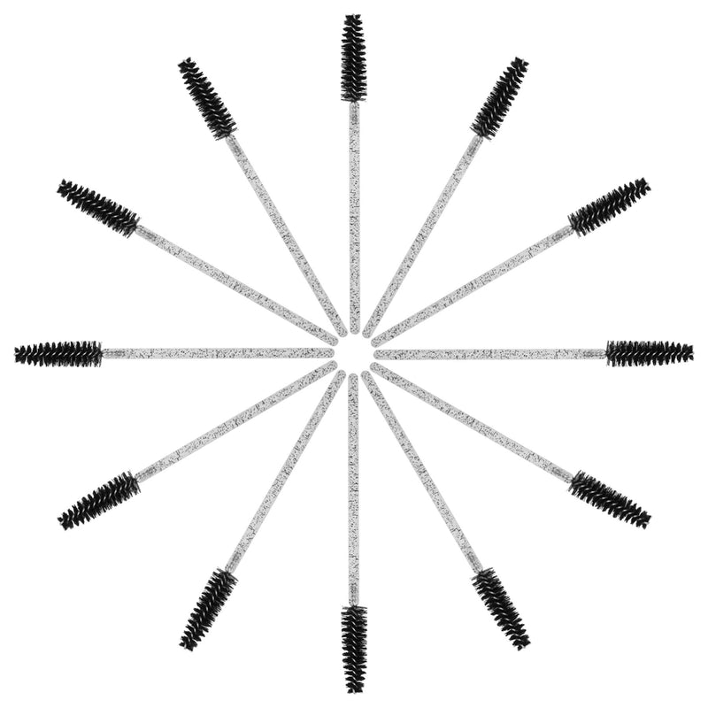 [Australia] - Tifanso 200PCS Eyelash Brush Disposable Mascara Brush Wand for Lashes Spoolie brushes Eyebrow Spoolie Eyelash Extension Supplies (Black) Black 