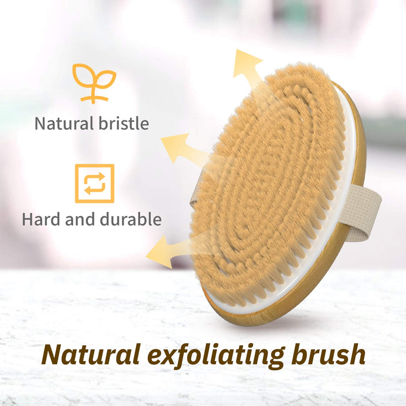 [Australia] - Metene Dry Brush, 2 Pack Dry Brushing Body Brush with Soft and Stiff Bristles, Shower Body Exfoliating Scrub Brush for Cellulite and Lymphatic, Improve Your Circulation, Dry Body Brush for Massage 